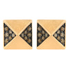 14K Rose Gold 1/4 Cttw Brown Diamond Pyramid Stud Earring (Brown Color, SI1-SI2 Clarity)