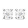 1.02 Carat Genuine White Diamond 14K White Gold Earrings