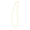 14K Yellow Gold Necklace with Dangling Stars