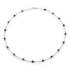 6.12 Carat Genuine Amethyst .925 Sterling Silver Necklace