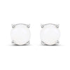 1.18 Carat Genuine Opal .925 Sterling Silver Earrings