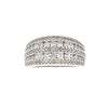 1.00ct Diamond Wedding Band Ring 10KT White Gold