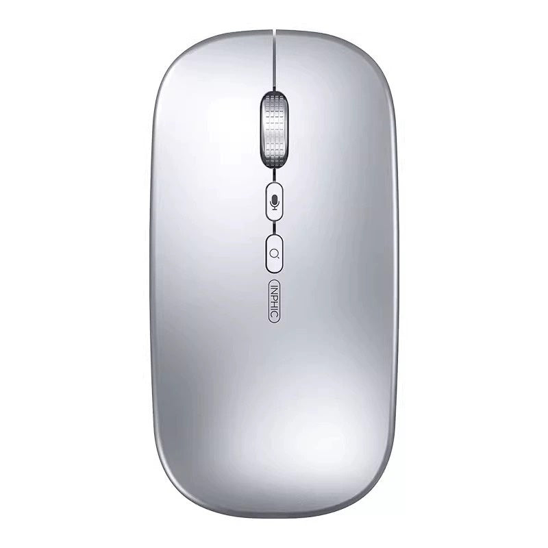 AI Intelligent Voice Commands - Wireless Bluetooth Mouse - Built-in Mic / Speech-to-text