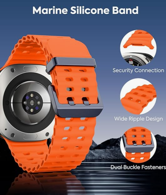 Upgraded Galaxy Watch Ultra 2 47mm - with full Android OS and Google Play Store - Built-In Rotating Camera - Wi-Fi, Bluetooth, GPS, Cellular 5G