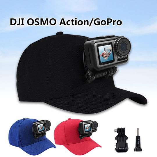 GoPro Cap with Action Camera Base Connection - For DJI Osmo Series, Insta360 Ace, etc.