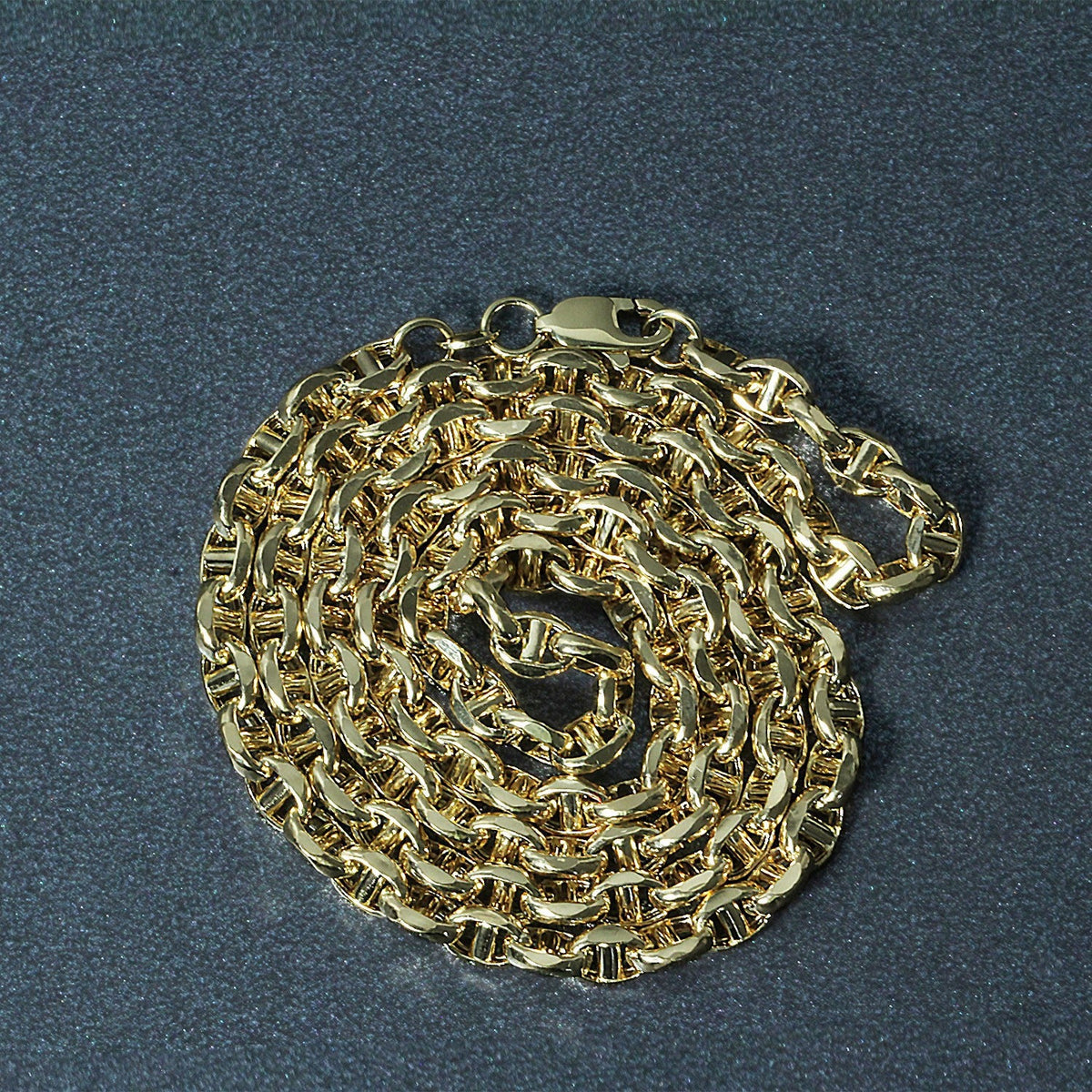 Cadena Ancla de Oro Amarillo 14k de 4.5mm