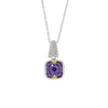 Cubic Zirconium Fashion Pendants Sterling Silver