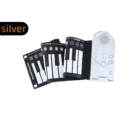 Portable 49 Keys Roll-up Flexible Keyboard - Folding Electric Piano