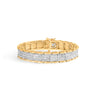 10K Yellow Gold 5.00 Cttw Round-Cut Diamond Link 7