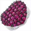 3.53 Carat Genuine Ruby .925 Sterling Silver Ring