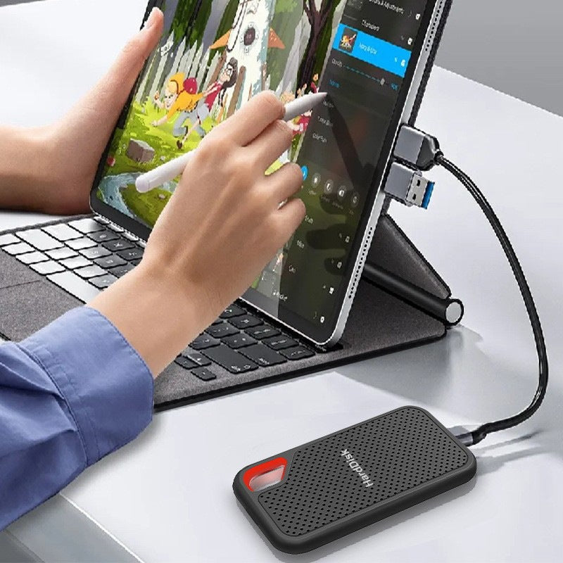 Portable SSD - High-Speed Mobile Solid State Drive with Type-C 3.1