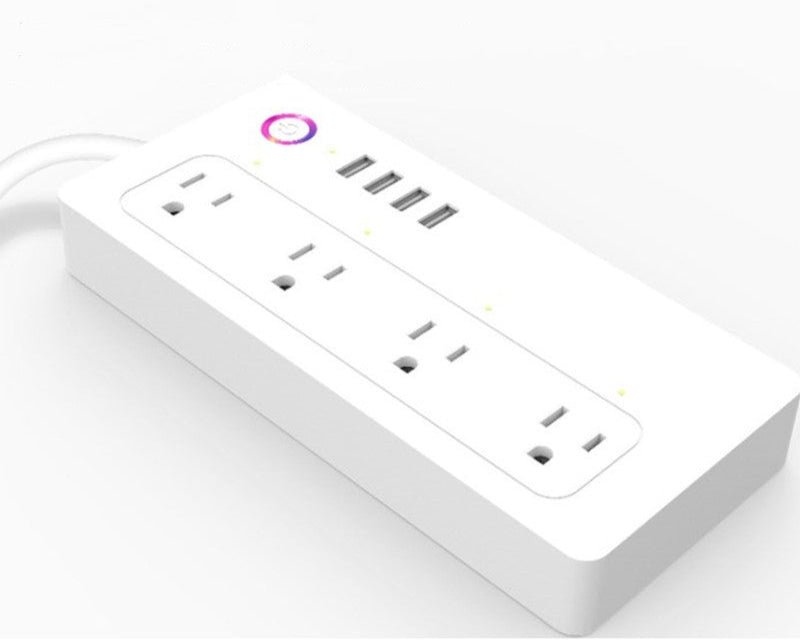 Wi-Fi Smart Outlet - Wireless Control Plug for Smart Homes with Phone App Connection