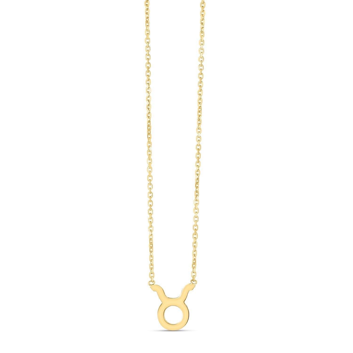 Collar Tauro de oro amarillo de 14 quilates