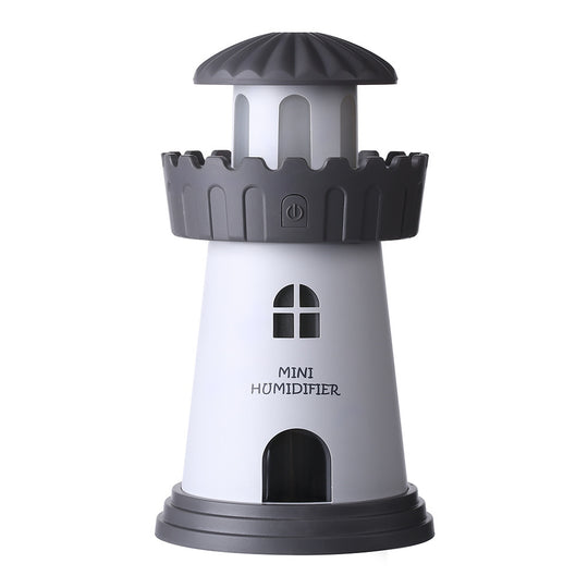 Lighthouse Humidifier Mini Night Light Mute Desktop Air USB Humidifier Creative Gift