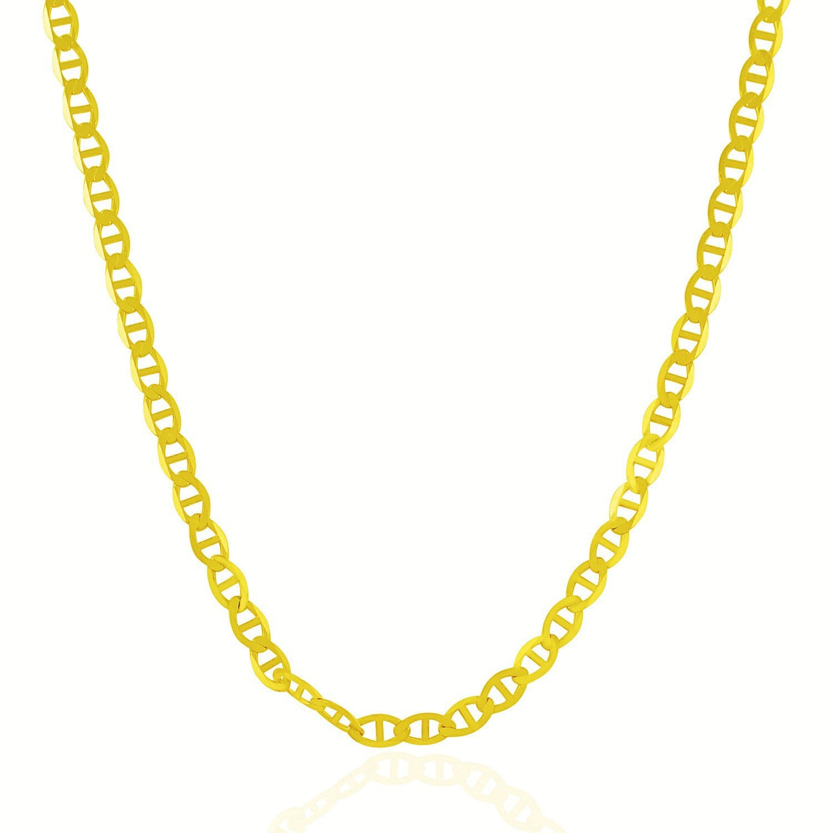 Cadena de eslabones Mariner de oro amarillo de 10k y 4.5mm