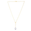14k Yellow Gold Tesoro Pearl Lariat Necklace