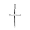 Sterling Silver Polished Cross Pendant