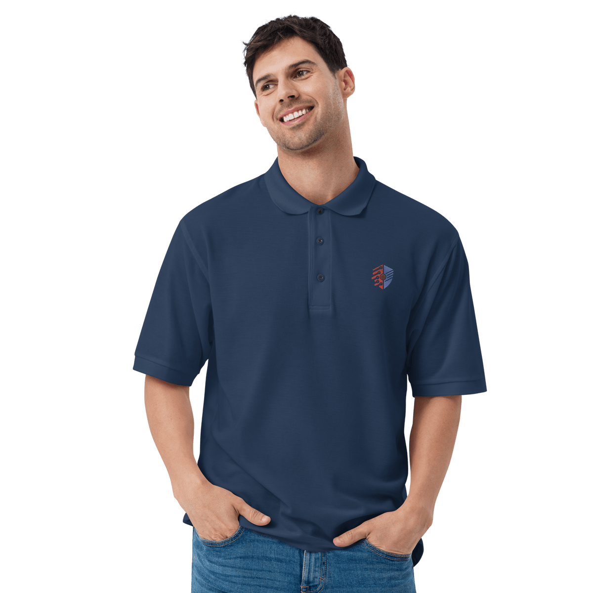 Cyber Shield Identity Premium Polo - image 9 of 28