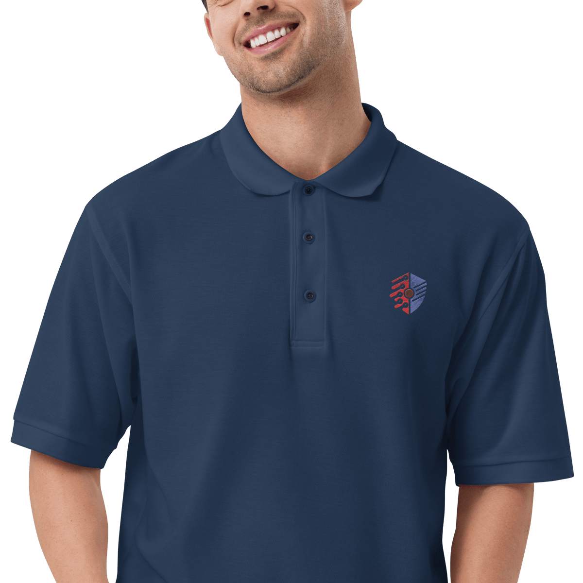 Cyber Shield Identity Premium Polo - image 10 of 28