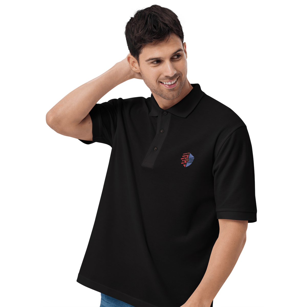 Cyber Shield Identity Premium Polo - image 4 of 28