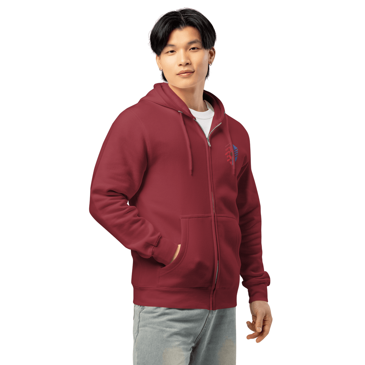 Cyber Shield Identity Premium Zip Hoodie – Cotton Blend - imagen 6 de 20