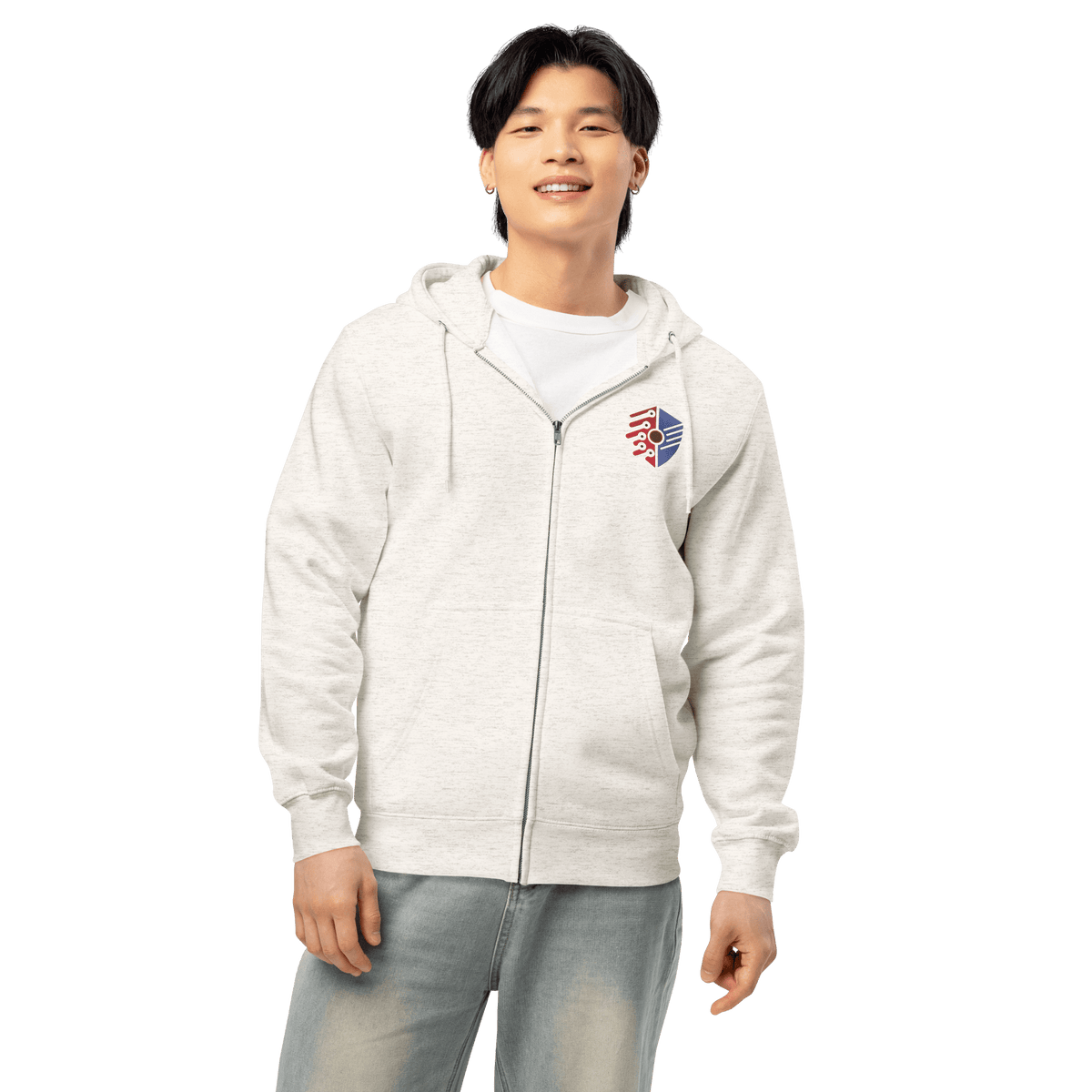 Cyber Shield Identity Premium Zip Hoodie – Cotton Blend - imagen 15 de 20