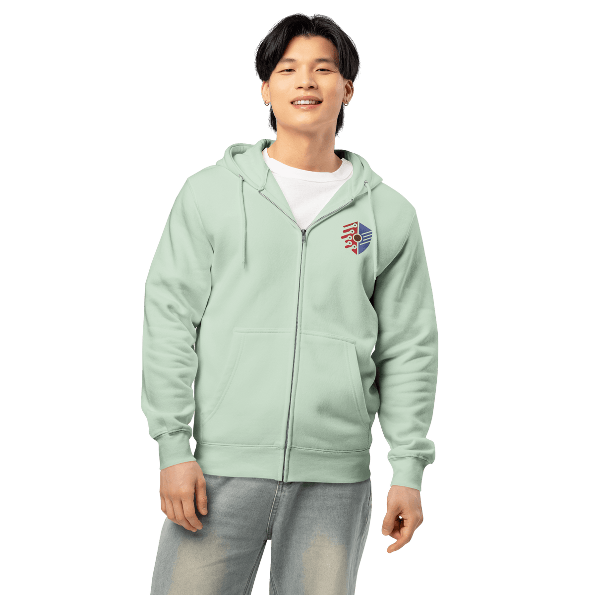 Cyber Shield Identity Premium Zip Hoodie – Cotton Blend - imagen 13 de 20