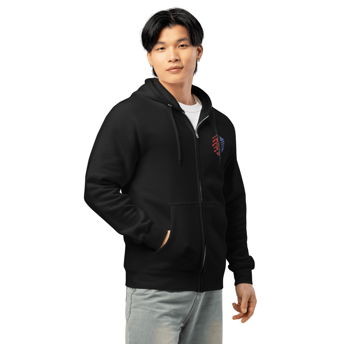 Cyber Shield Identity Premium Zip Hoodie – Cotton Blend - imagen 2 de 20