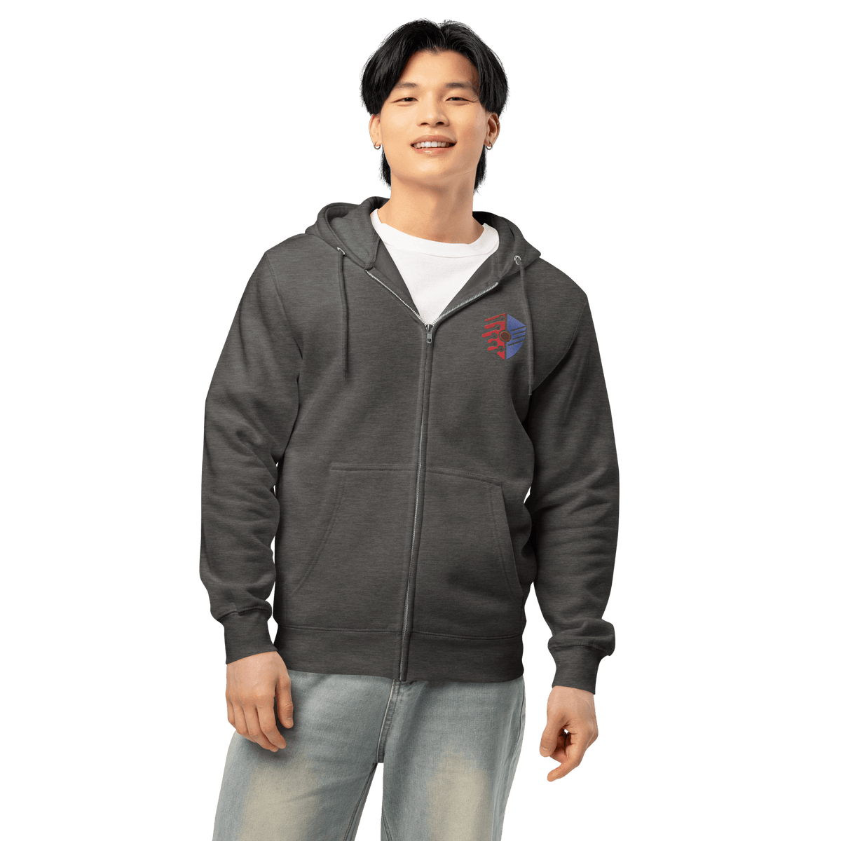 Cyber Shield Identity Premium Zip Hoodie – Cotton Blend - imagen 7 de 20
