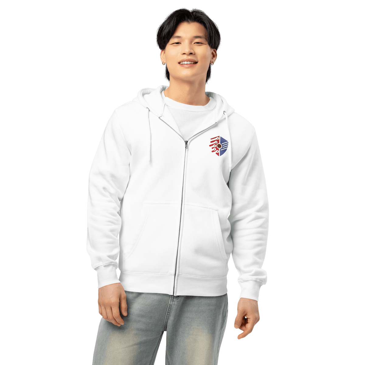 Cyber Shield Identity Premium Zip Hoodie – Cotton Blend - imagen 19 de 20