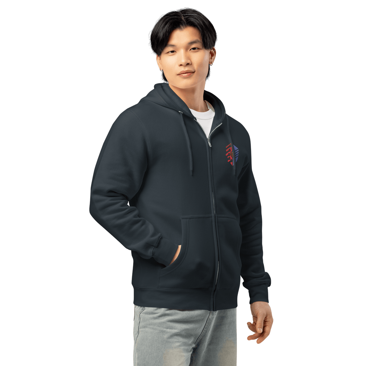 Cyber Shield Identity Premium Zip Hoodie – Cotton Blend - imagen 4 de 20