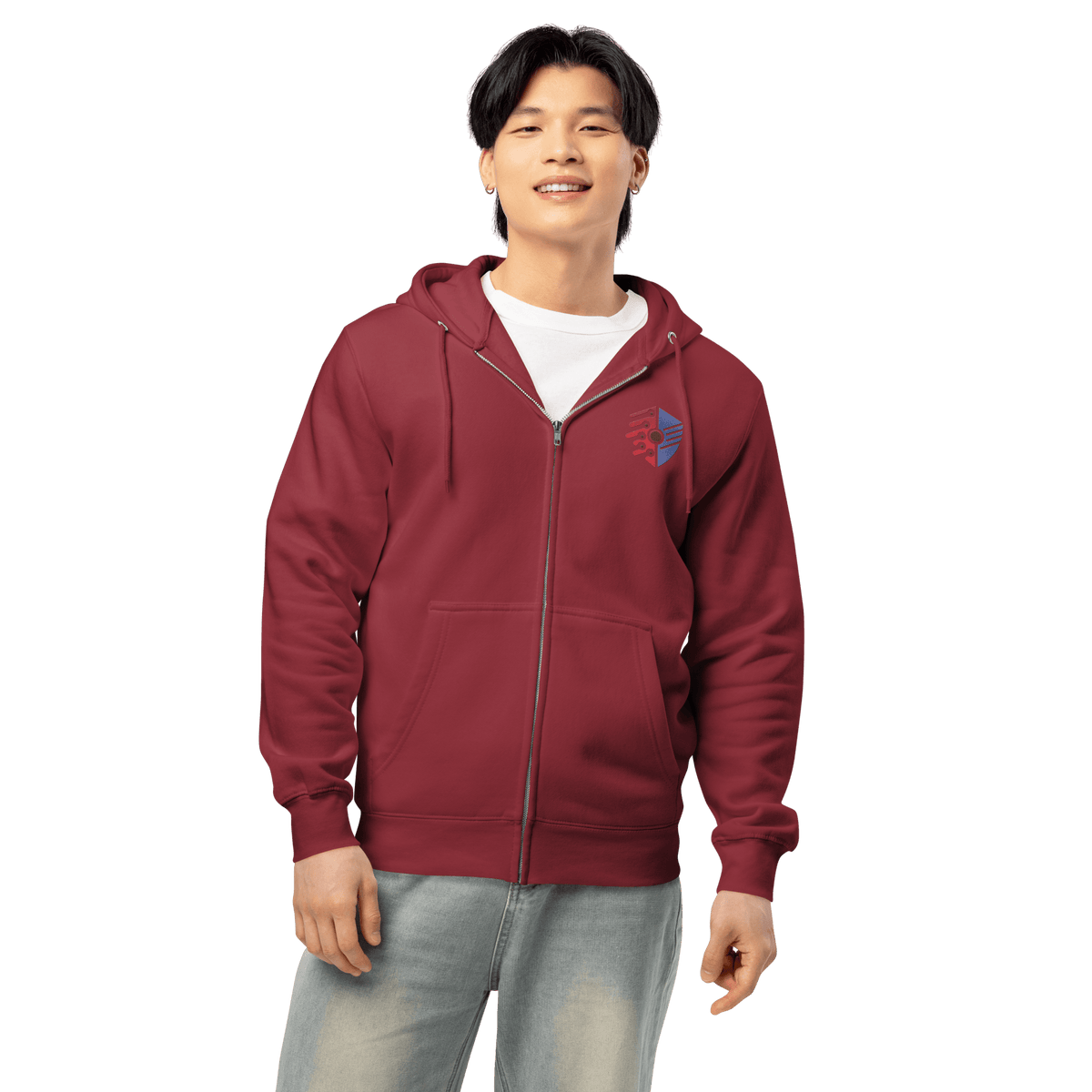 Cyber Shield Identity Premium Zip Hoodie – Cotton Blend - imagen 5 de 20