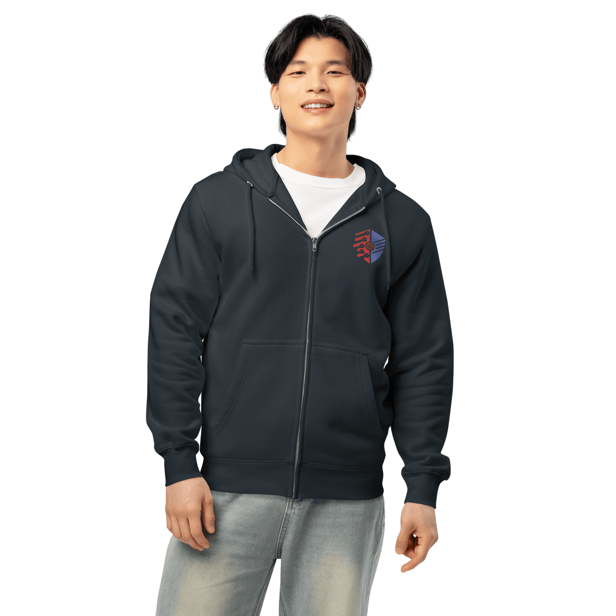 Cyber Shield Identity Premium Zip Hoodie – Cotton Blend - imagen 3 de 20