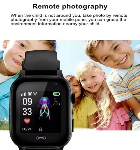 Kids' 4G Smart Watch - GPS Positioning, SOS, and Waterproof Design