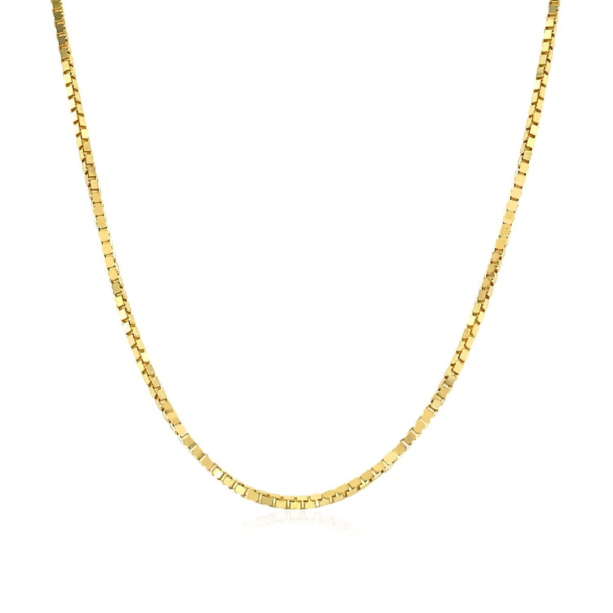 Cadena Clásica de Oro Amarillo de 14k, 1.1mm