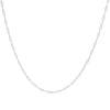 Solid 14K Yellow Gold 2.5mm Paperclip Chain Necklace Unisex 18