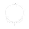 925 Sterling Silver 400mm CZ Pavé Setting Necklace for Women