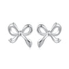 925 Sterling Silver Plated White Gold Earrings