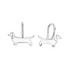 925 Oxidized Silver Earrings 17mm for Women