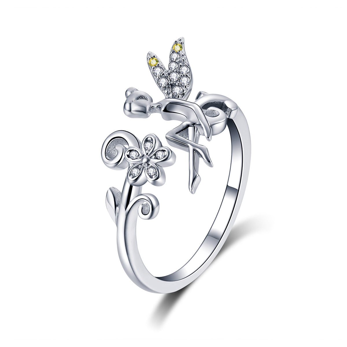 Anillo de plata de ley 925 para mujer - 0.2cm de ancho