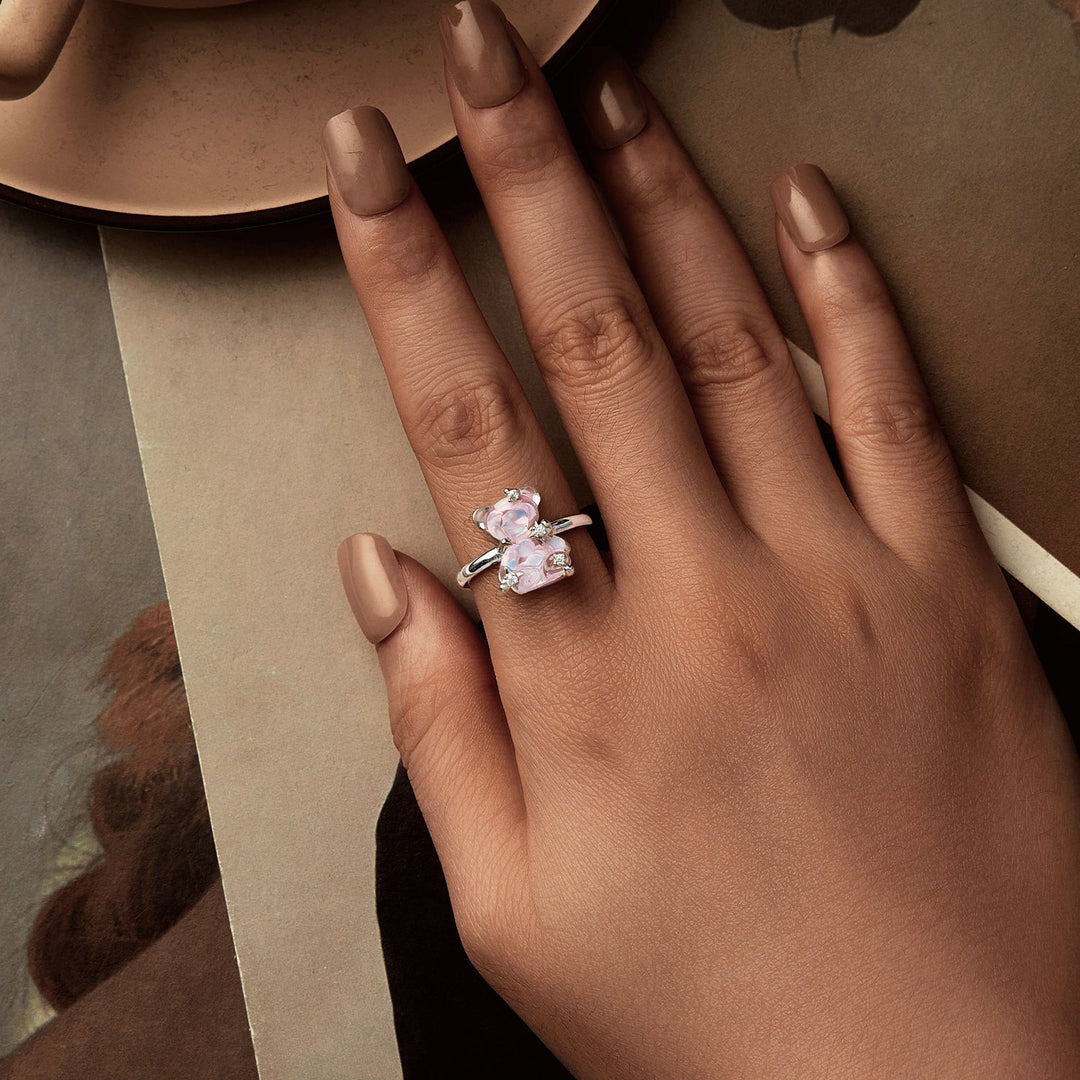 925 Sterling Silver Ring with Pavé Setting CZ for Women