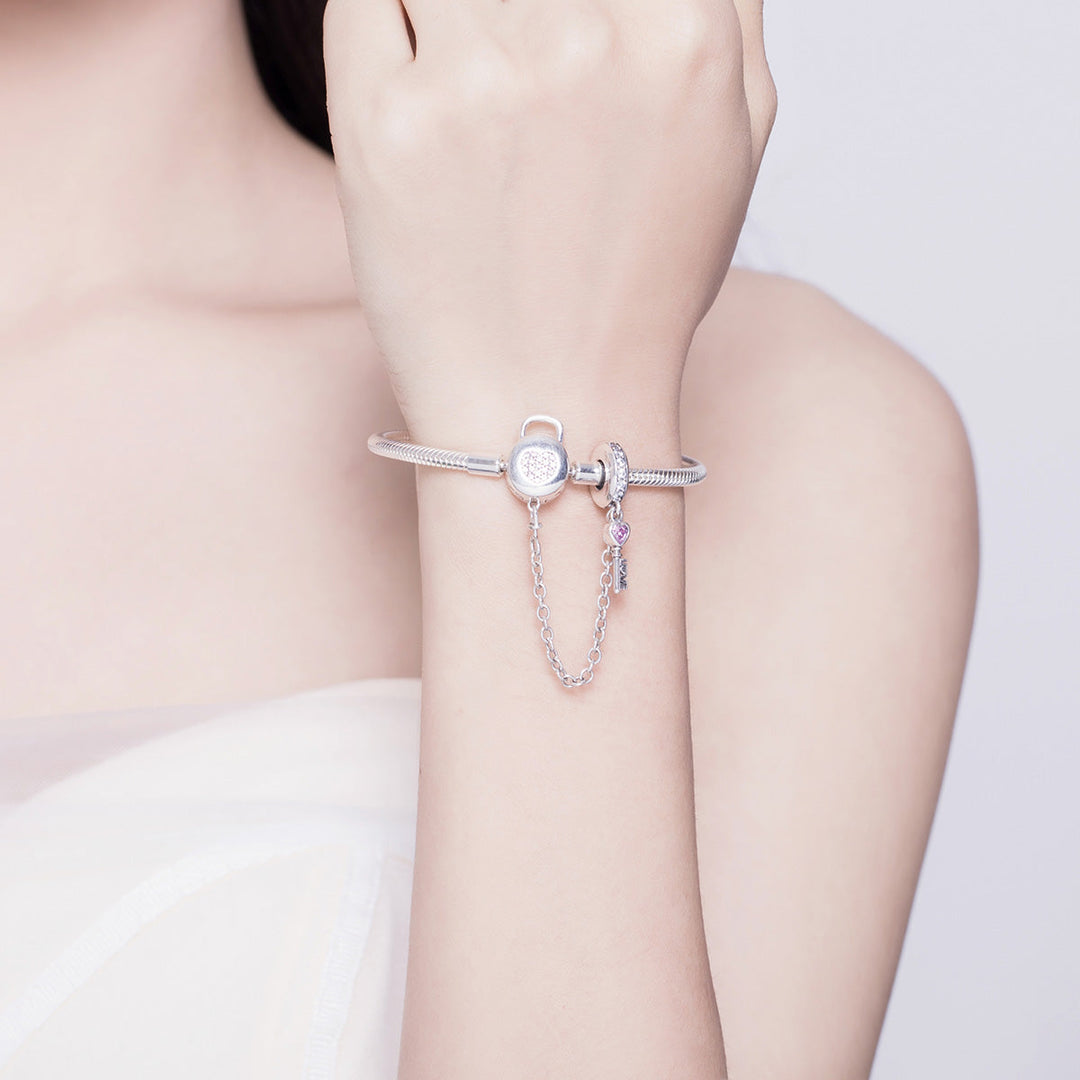 925 Sterling Silver Bracelet 17cm for Women