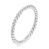 925 Sterling Silver Oxidized Ring Size 6.0 for Women