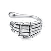 925 Sterling Silver Earrings 0.9*1.5cm for Women