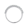 925 Sterling Silver Moissanite 0.03ct Ring Size 6A for Women