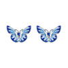 925 Sterling Silver Enamel Pavé Cz Earrings for Women