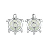 925 Sterling Silver Luminous Stone Earrings