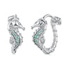 925 Sterling Silver Pavé Setting CZ Earrings for Women