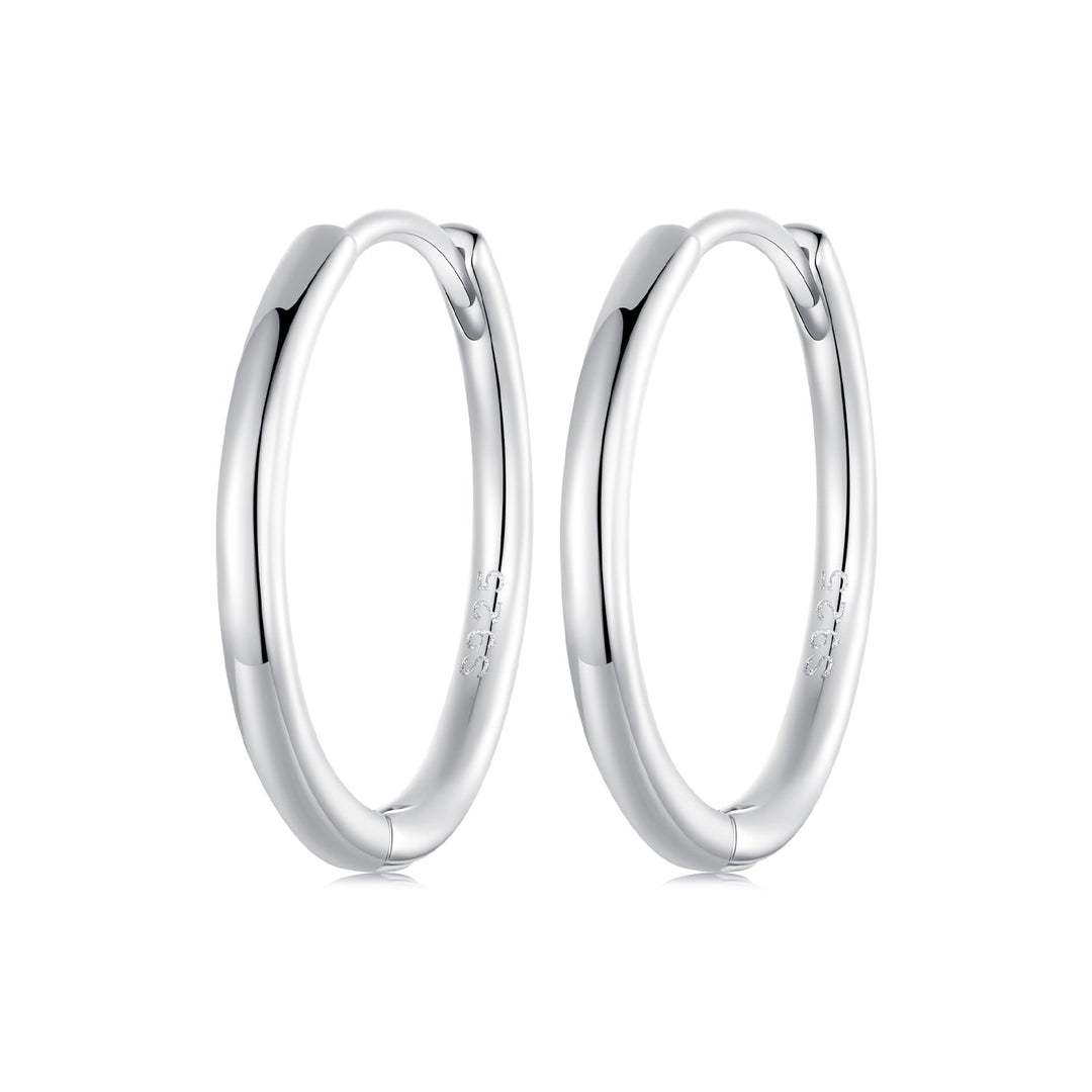 925 Sterling Silver & White Gold Plated Earrings for Women