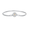 925 Sterling Silver Pavé Setting CZ Bracelet for Women - 17.0 Size, 170mm Length, 3mm Chain Thickness